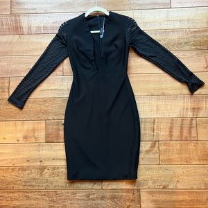 OAO back long sleeve dress